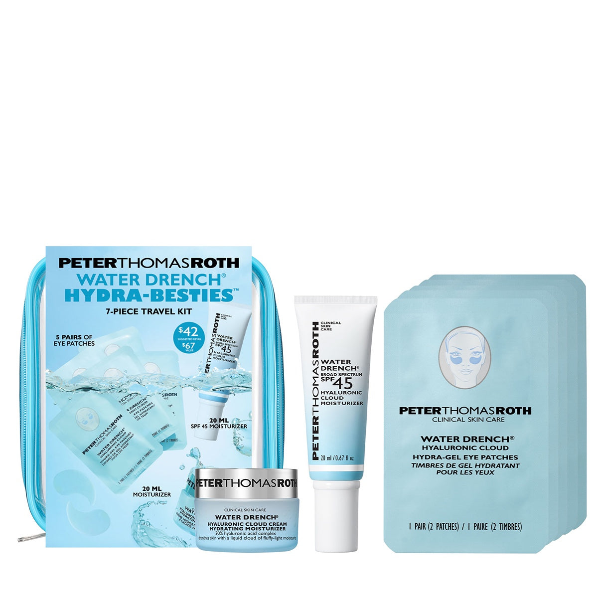 Peter Thomas Roth - Holiday 2025 - Water Drench Hydra-Besties 7-Piece Travel Kit
