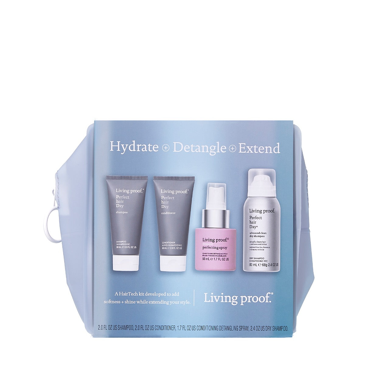 Living Proof - Holiday 2025 - Hydrate + Detangle + Extend Kit