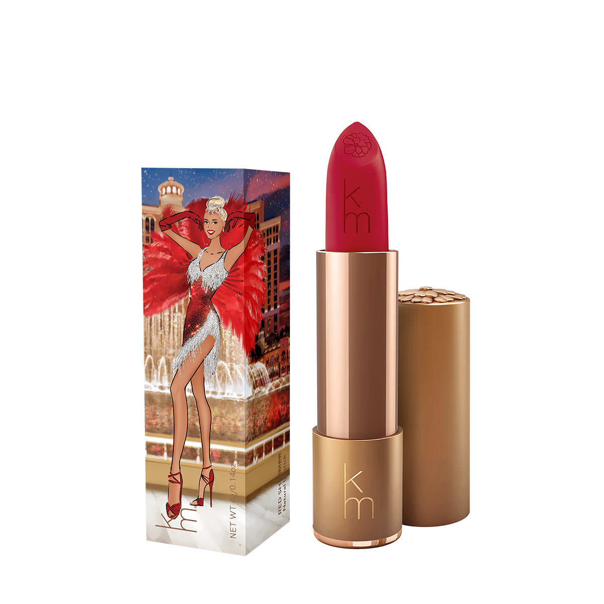 Karen Murrell - Natural Lipstick 04 - Red Shimmer
