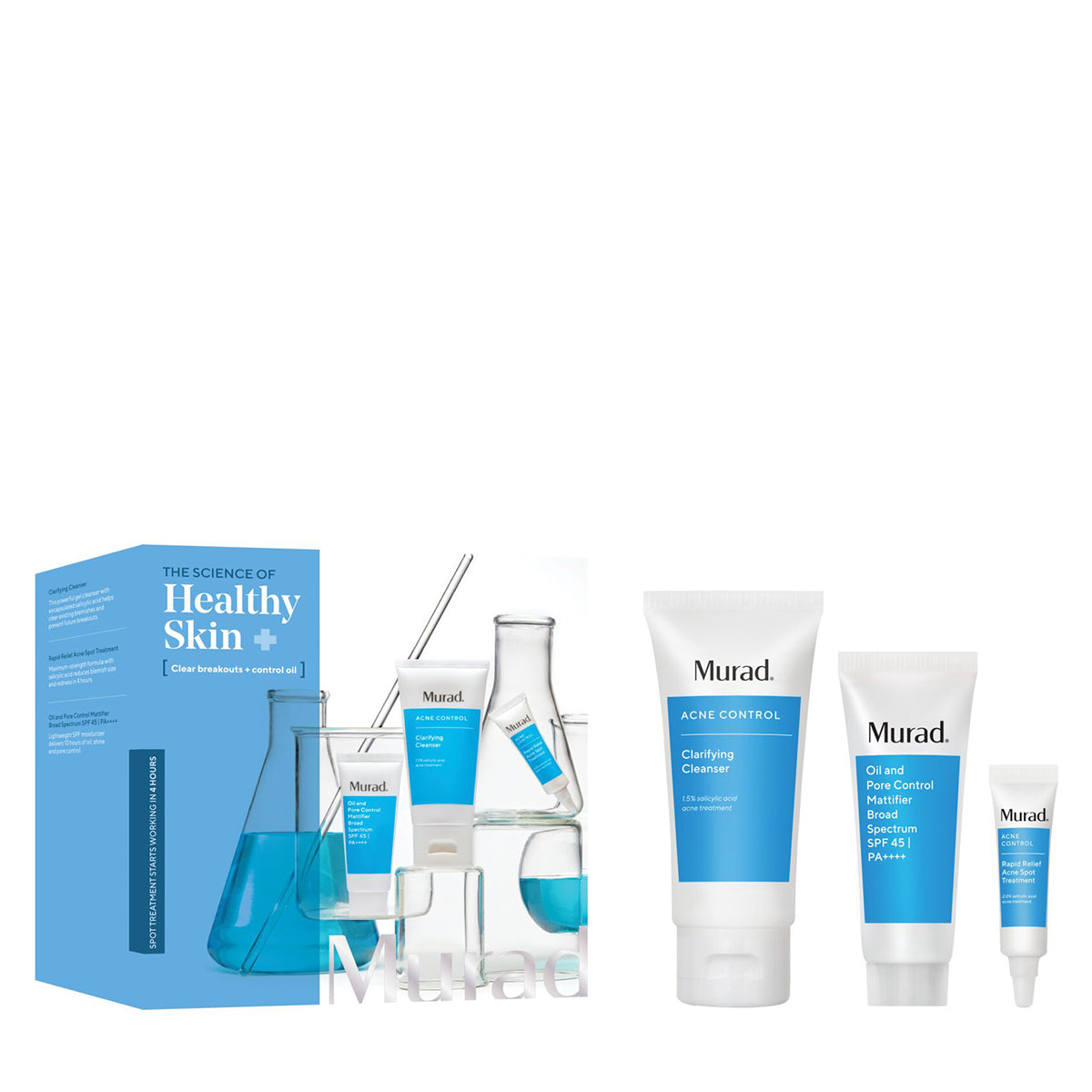 Murad - The Science Of Healthy Skin: Clear Breakouts + Control Oil Tri
