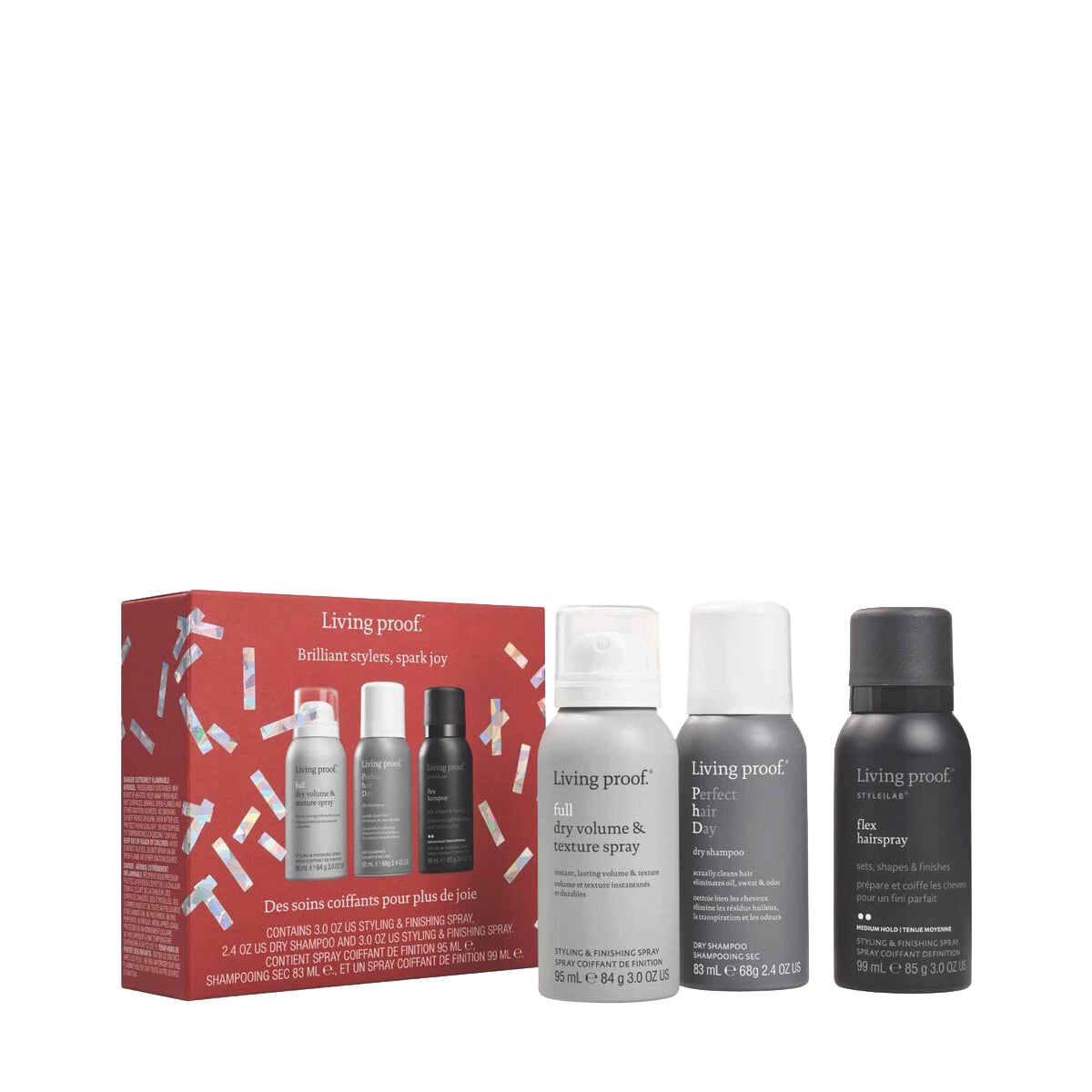 Living Proof - Holiday 2025 - Brilliant Stylers Hair Care Gift Set Trio