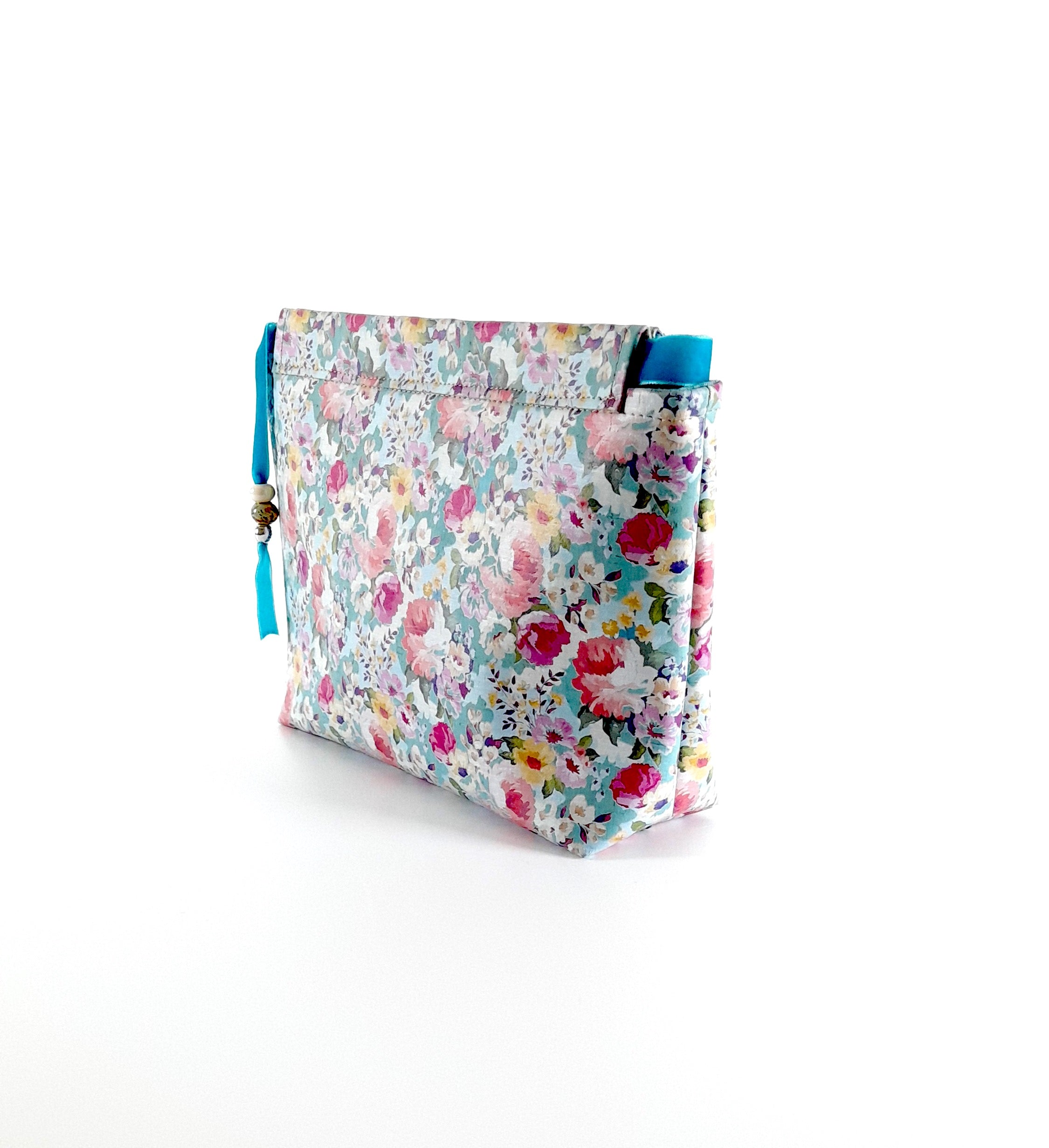 Sash & Co - Cork Spring Flowers Makeup Bag