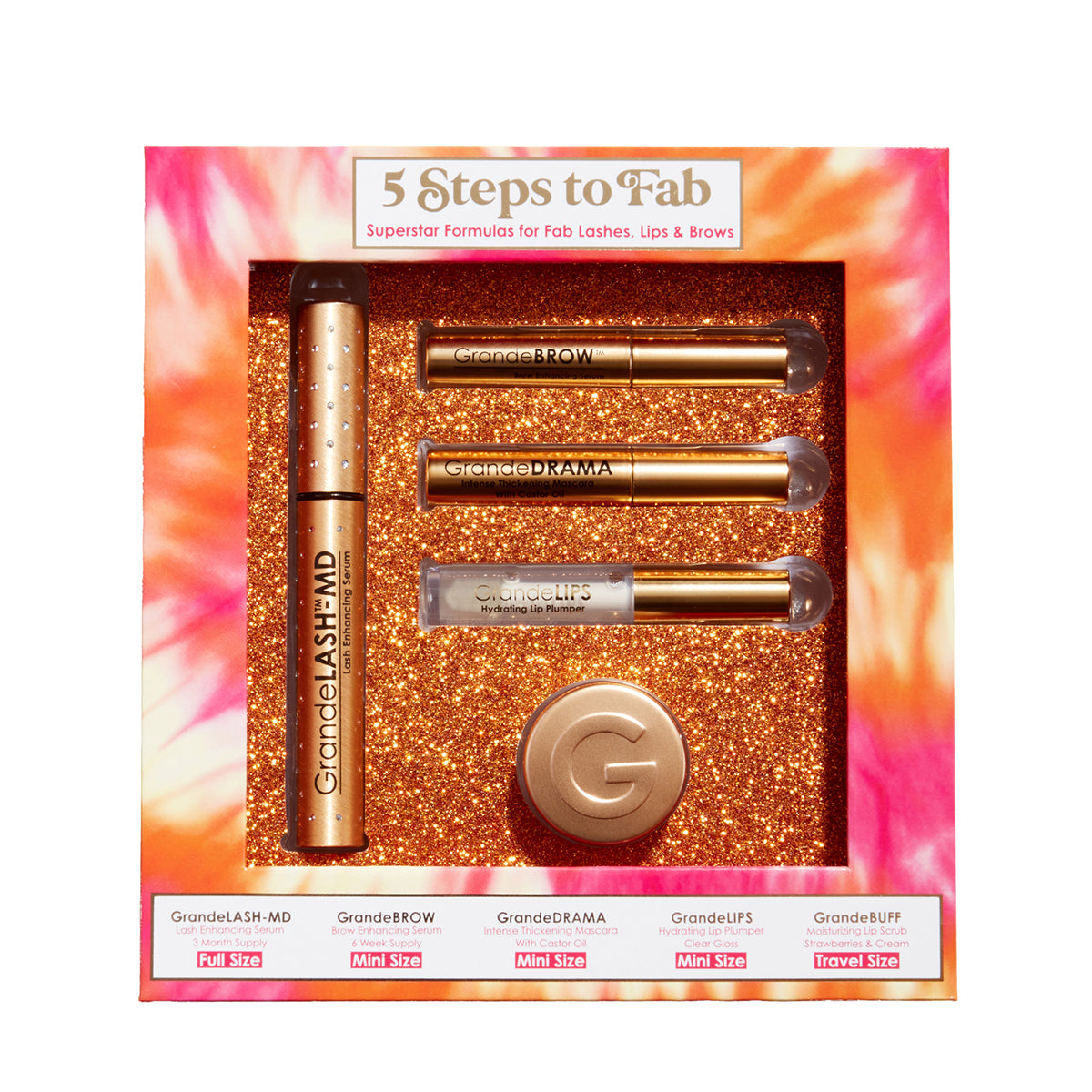Grande Cosmetics - Holiday 2025 - 5 Steps to Fab 5-Piece Gift Set