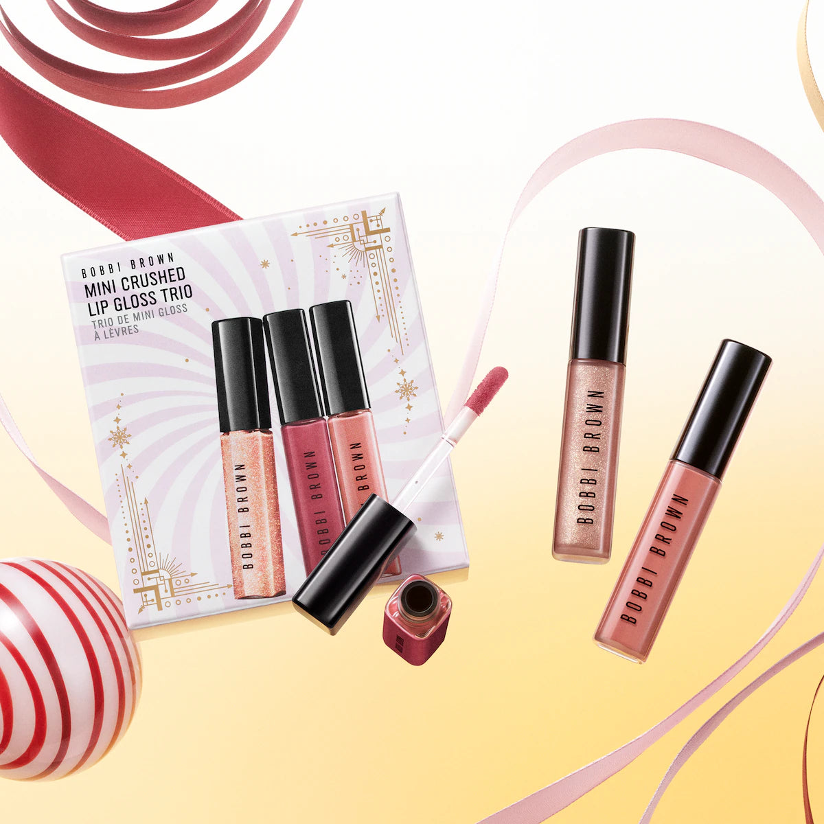 BOBBI BROWN - Holiday 2025 - Mini Crushed Oil-Infused Lip Gloss Trio