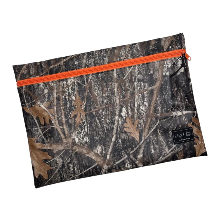 Makeup Junkie Bags - Jumbo Top Zipper- Buck Fever