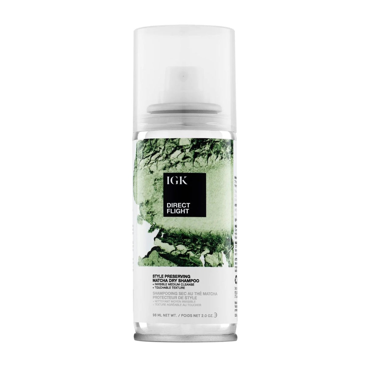IGK - Direct Flight Matcha Dry Shampoo (Travel Size) 2 oz / 60 ml