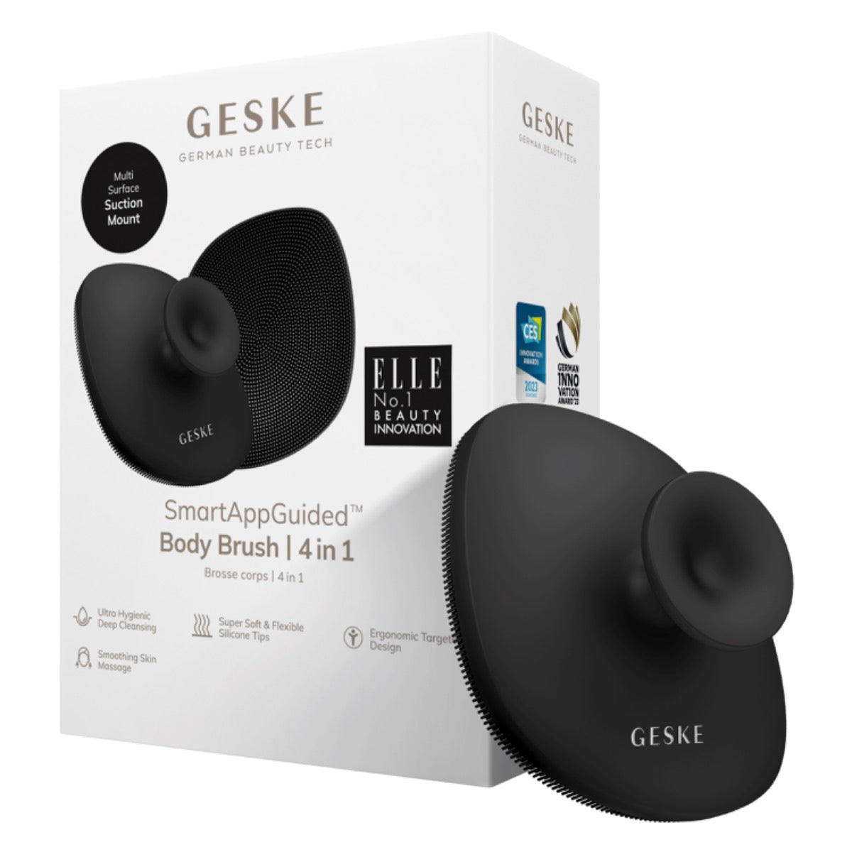 Geske - Body Brush | 4 in 1 Gray