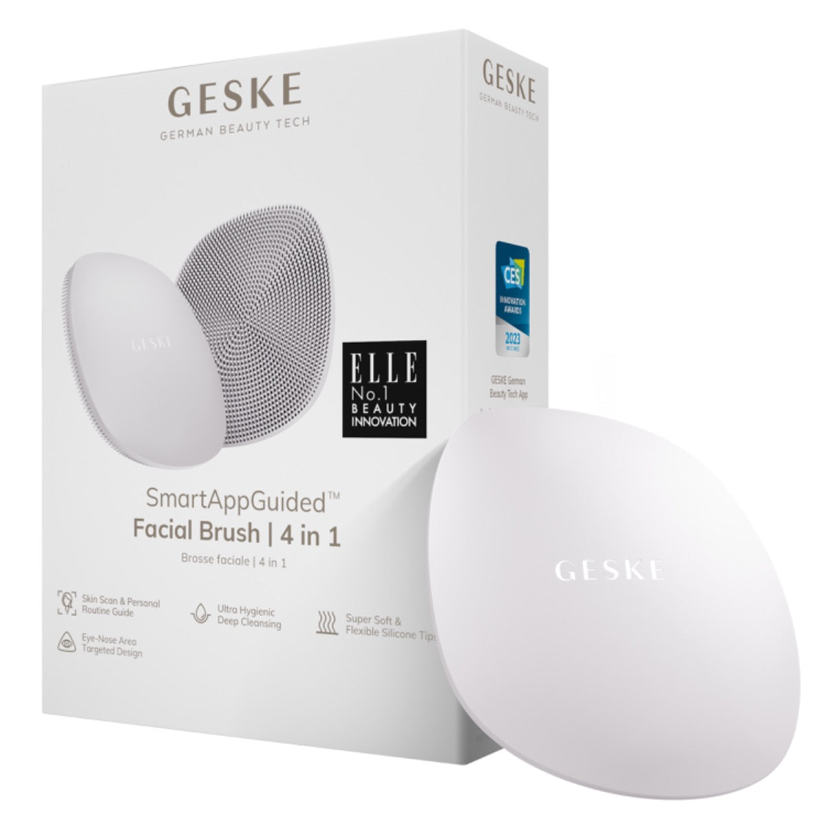 Geske - Facial Brush | 4 in 1 - White