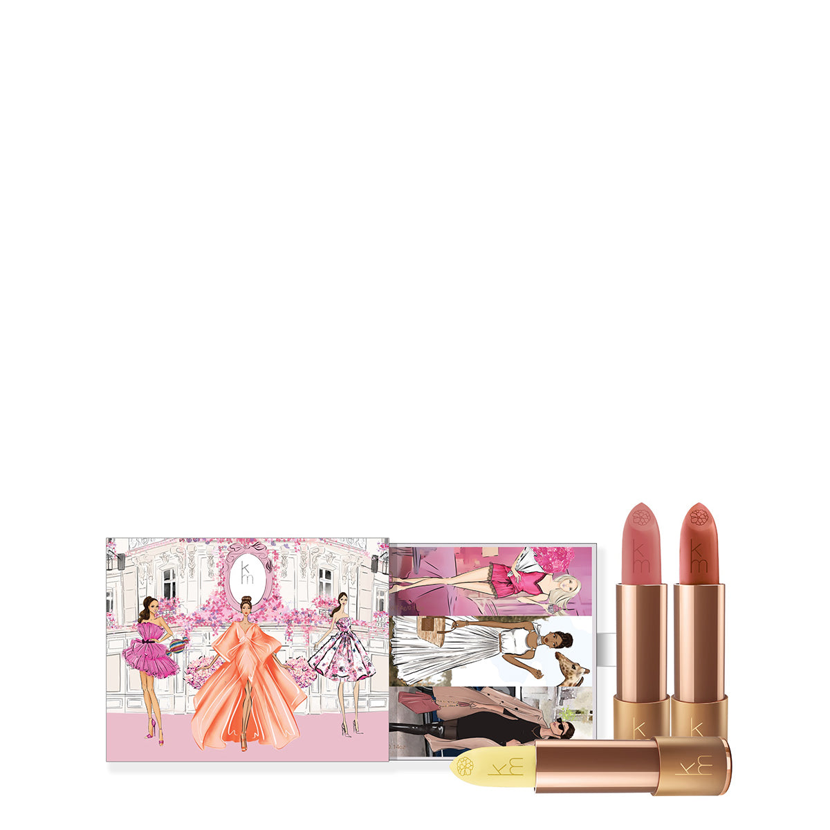Karen Murrell - Holiday 2025 - Natural Lipstick Gift Set Trio - Nudes