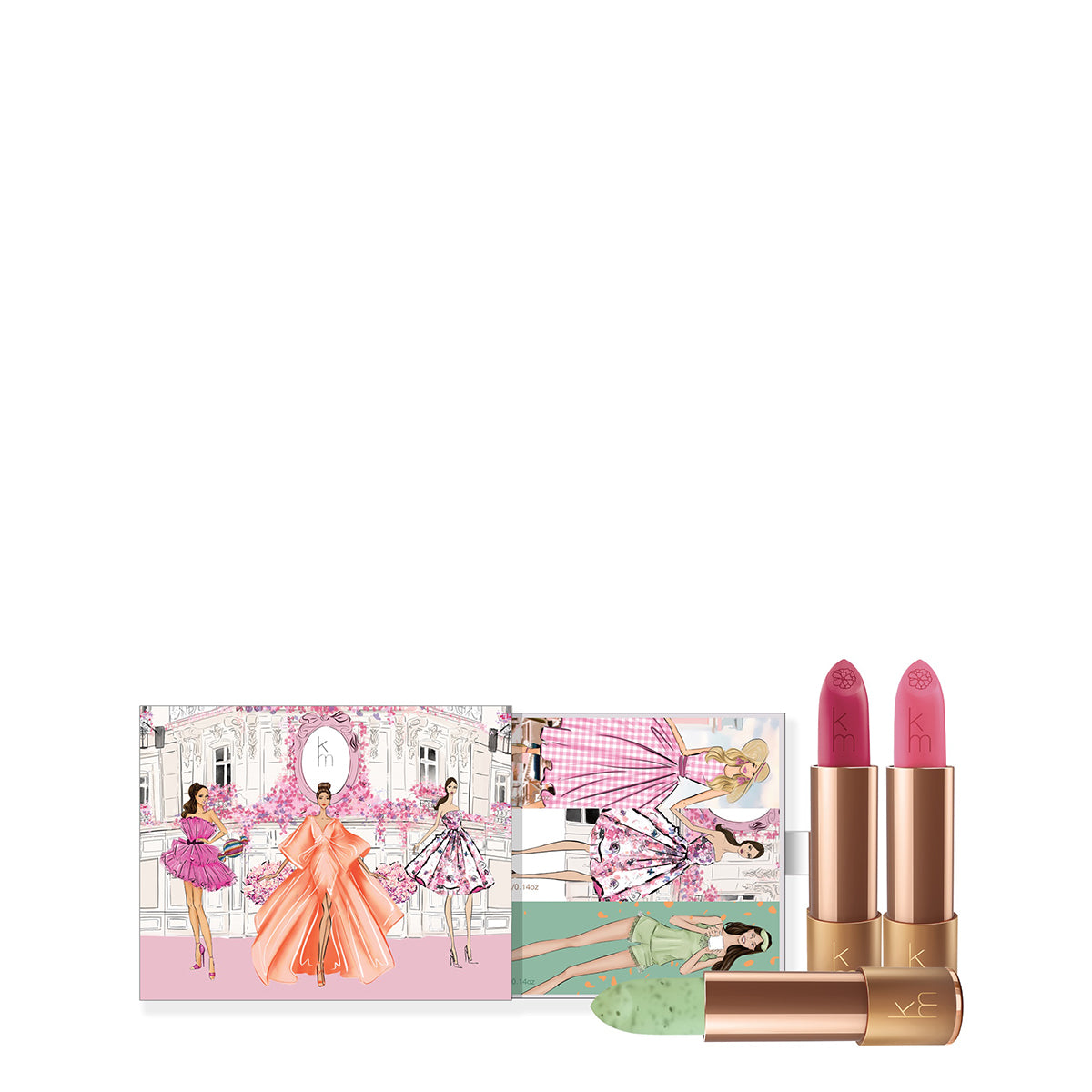 Karen murrell - Holiday 2025 - Natural Lipstick Gift Set Trio - Pinks