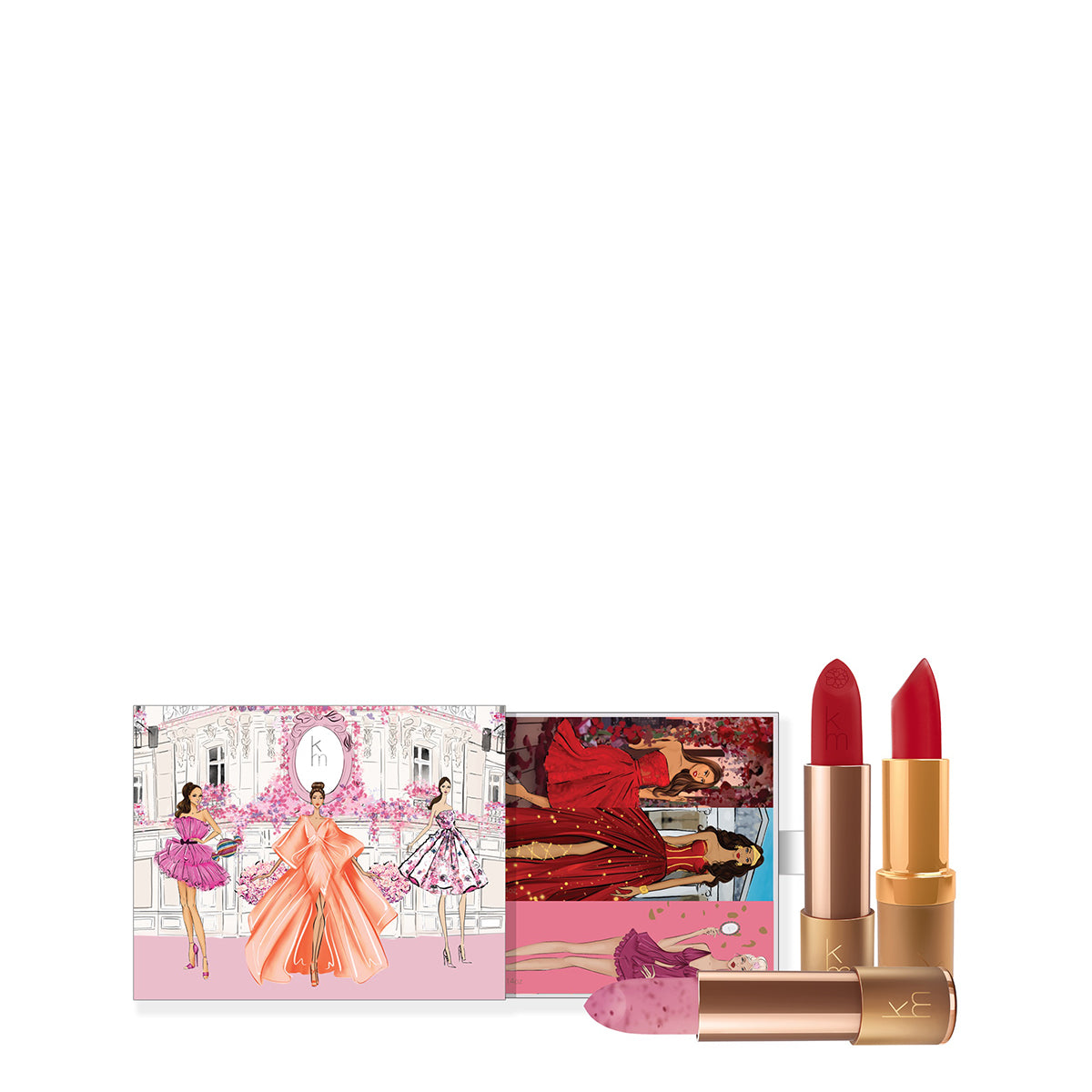 Karen Murrell - Natural Lipstick Gift Set Trio - Reds