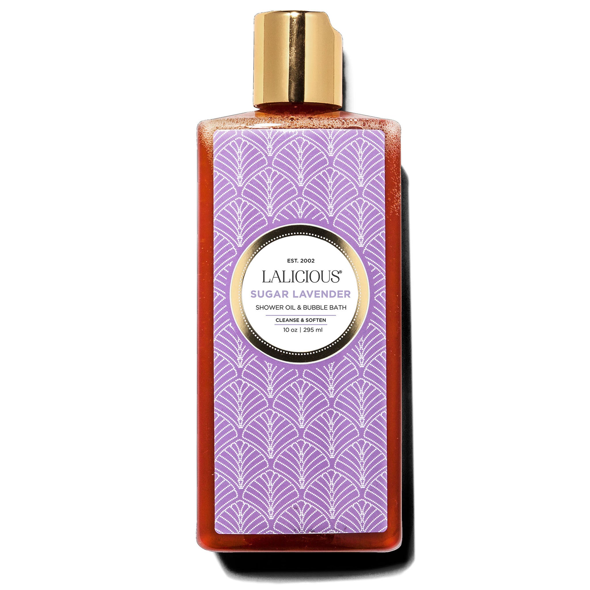 Lalicious - Azúcar Lavanda Oleo de ducha y baño de burbujas 10 FZ / 295 ml