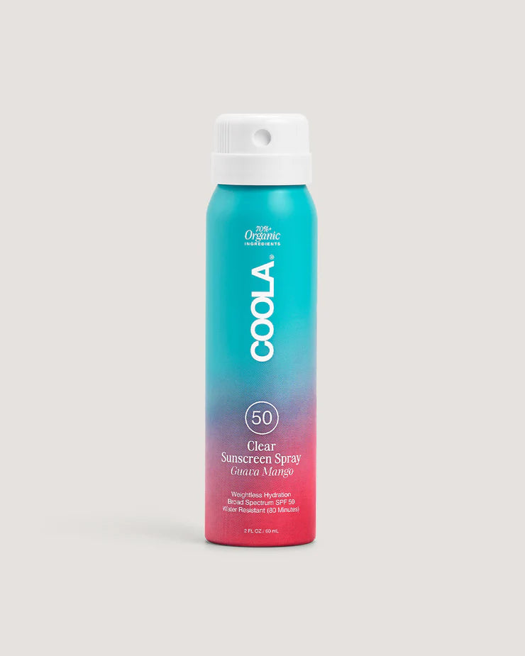 Coola - Clear Sunscreen Spray SPF 50 Guava Mango