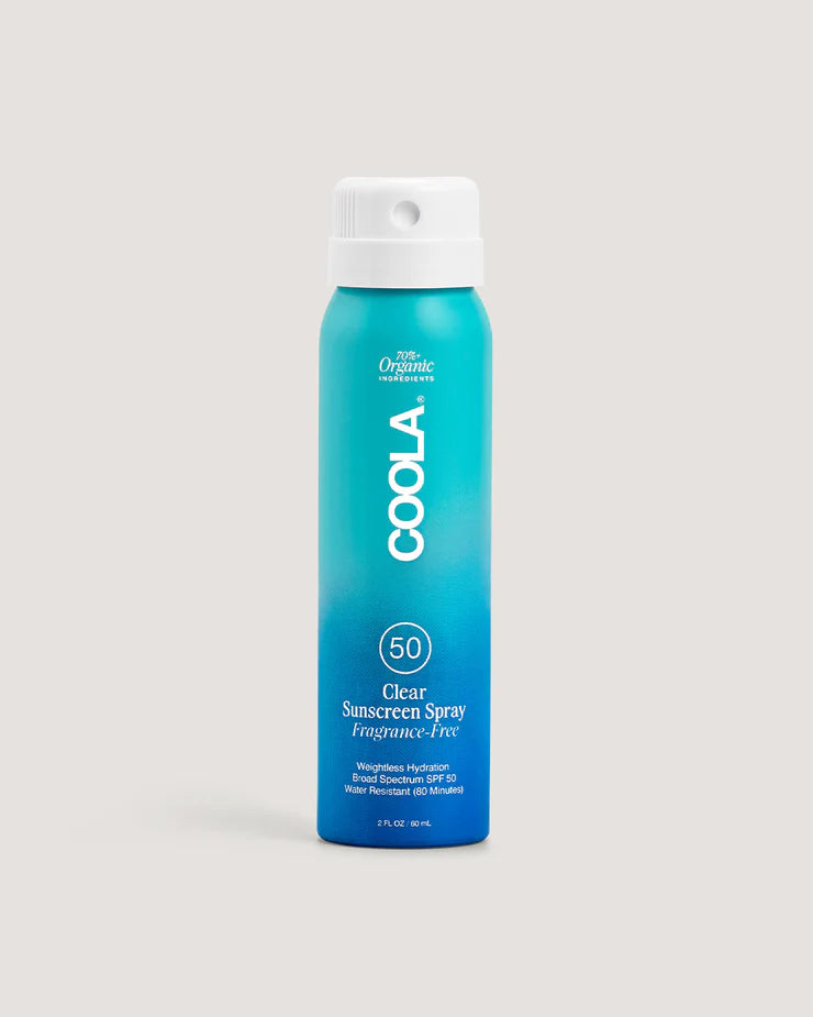 Coola - Clear Sunscreen Spray SPF 50 Fragrance Free