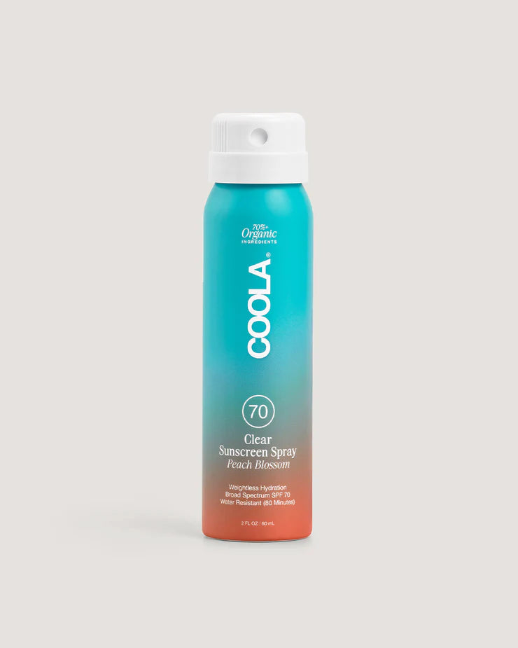 Coola - Clear Sunscreen Spray SPF 70 Peach Blossom