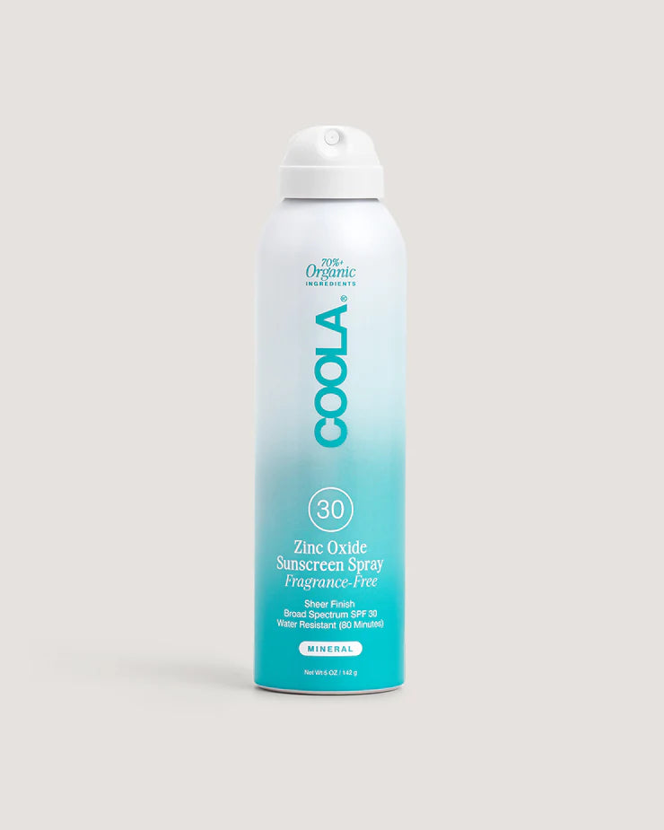 Coola - Zinc Oxide Sunscreen Spray SPF 30 Fragrance Free
