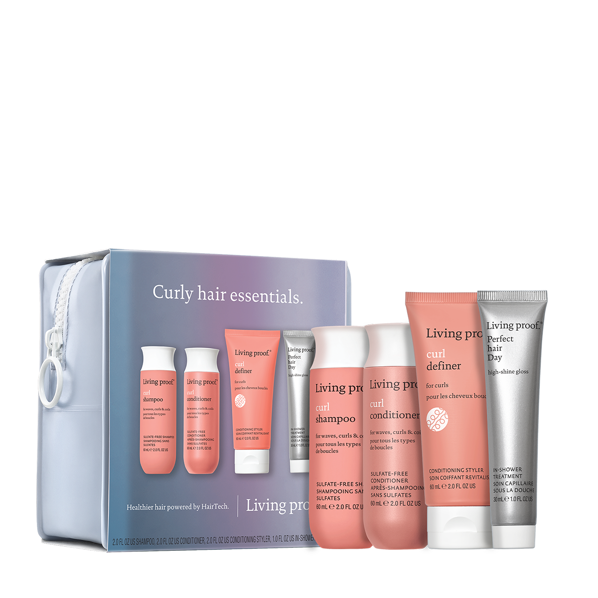 Living Proof - Holiday 2025 - Curly Hair Essentials 4-Piece Kit
