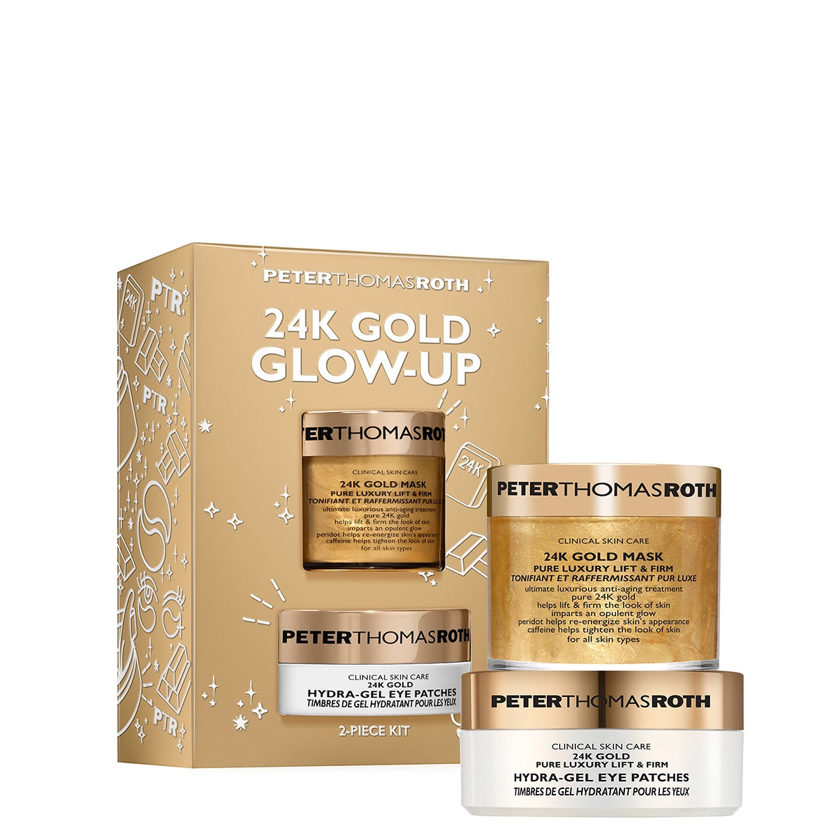 Peter Thomas Roth - Vacaciones 2025 - Dúo luminoso de oro de 24 quilates