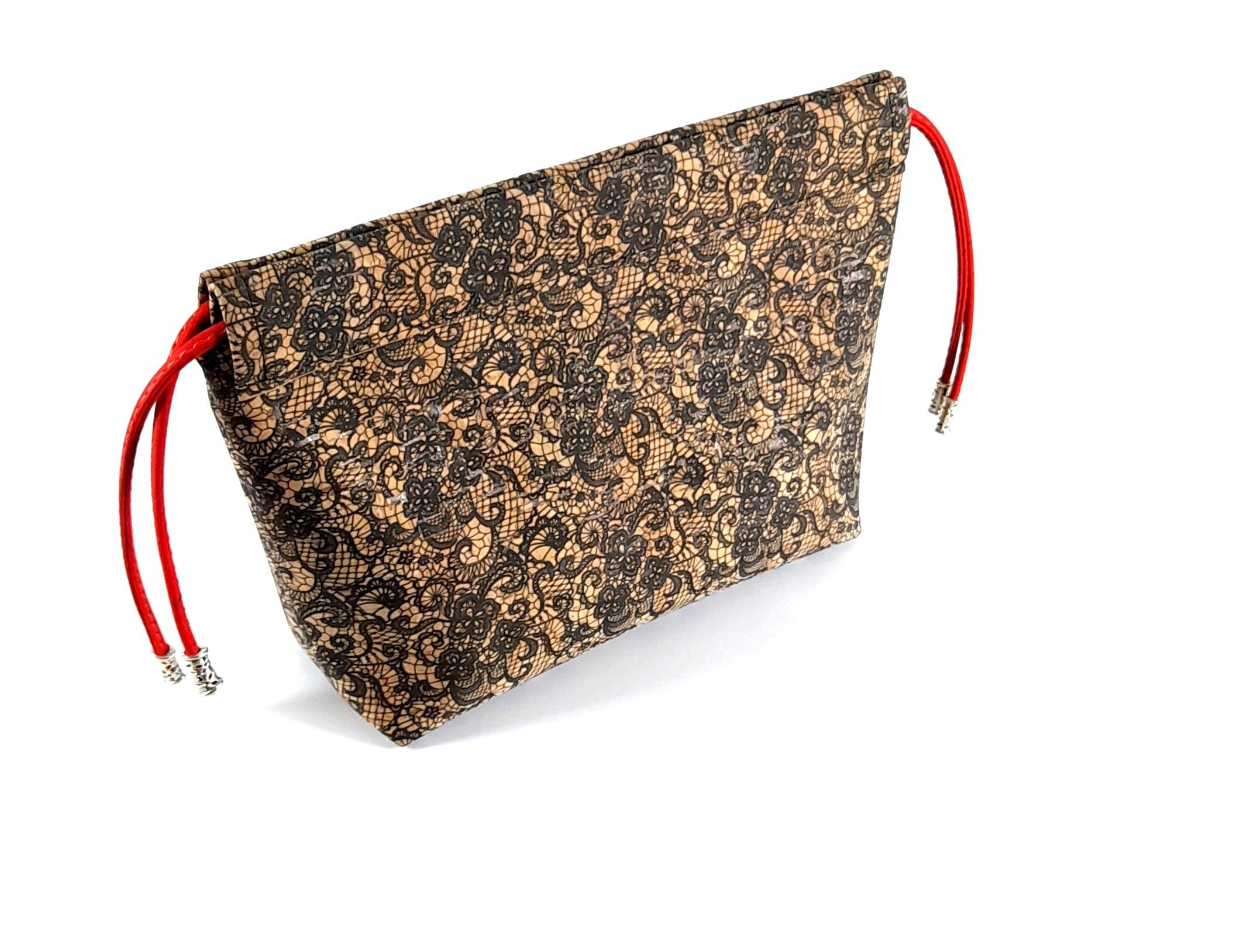 Sash & Co - Cork Lace Makeup Bag