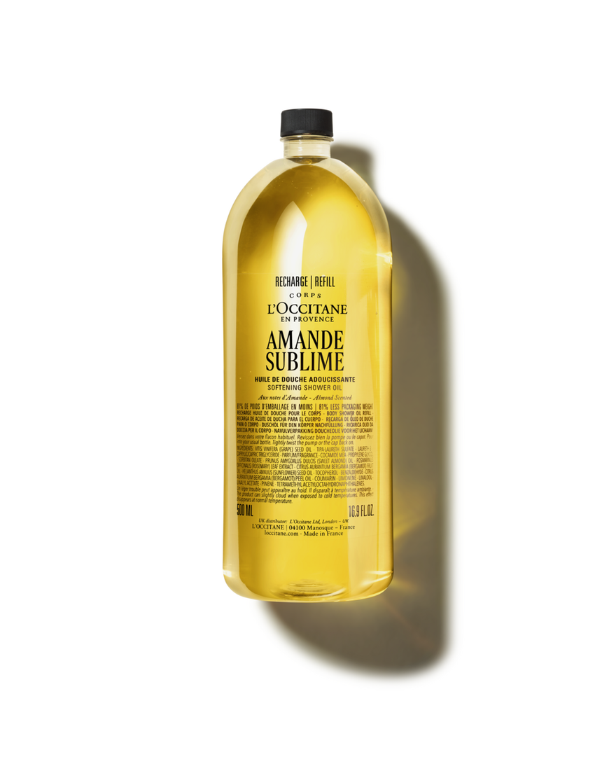 L'OCCITANE - Amande Shower Oil Re-Fill 16.9 fl oz