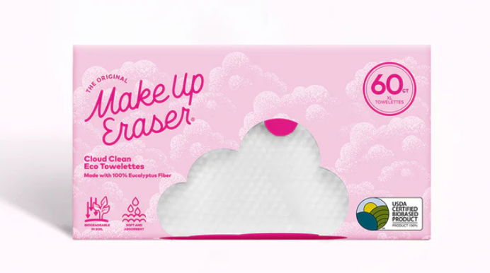MakeUp Eraser - Cloud Clean Eco Towels 60 ct