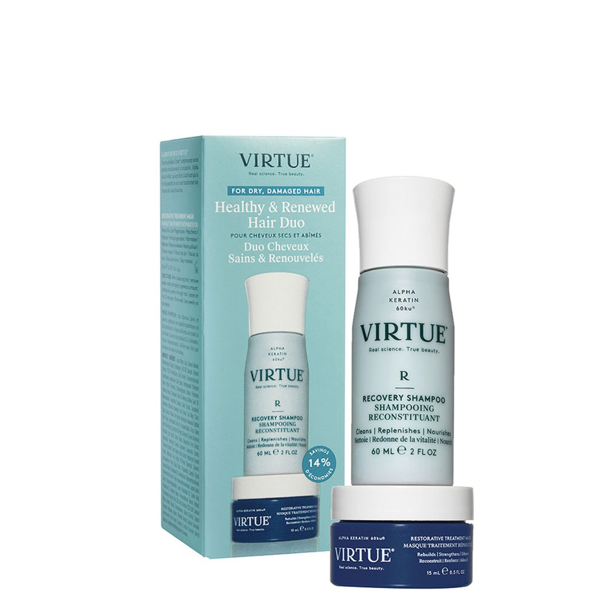 Virtue - Holiday 2025 - Healthy & Renewed Hair Duo - Recovery