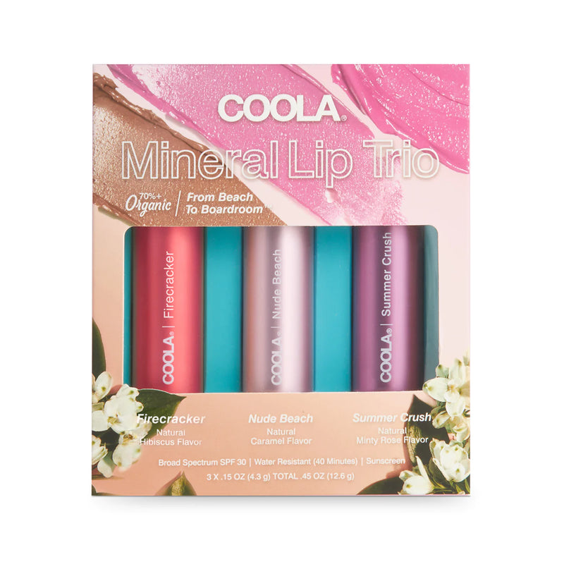 Coola - Mineral Liplux® SPF 30 Organic Tinted Trio