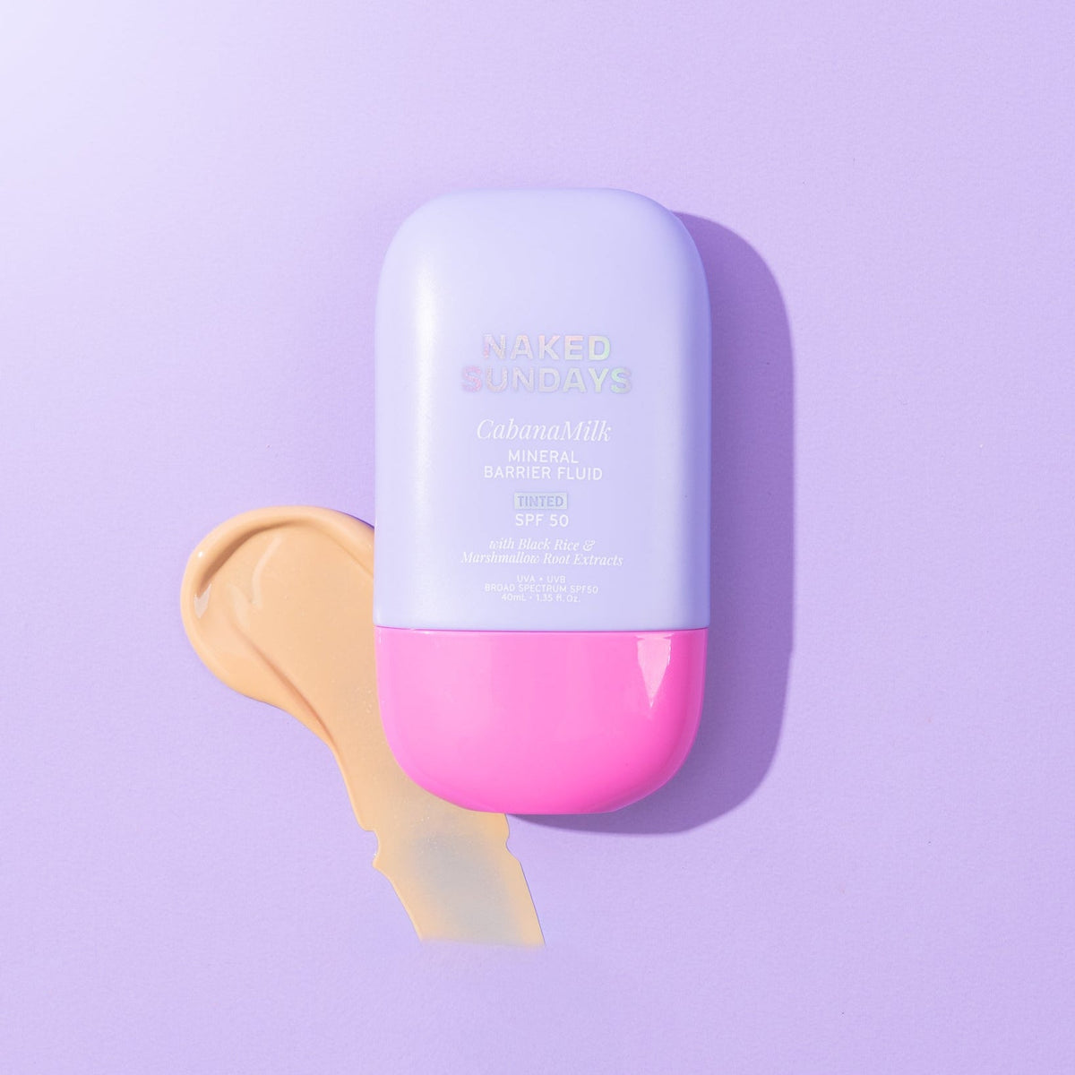 Naked Sundays - CabanaMilk™ Mineral Barrier Fluid SPF50 40mL / 1.35 fl oz