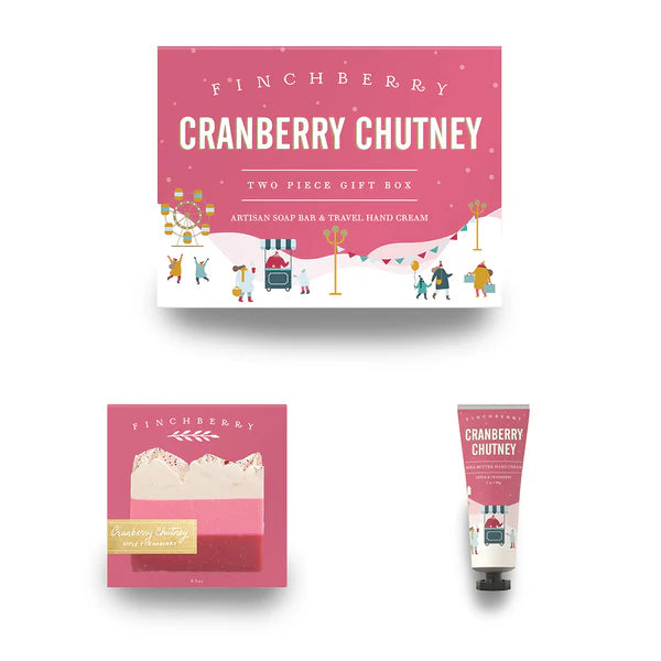 Finchberry - Holiday Cranberry Chutney - 2 Piece Gift Box