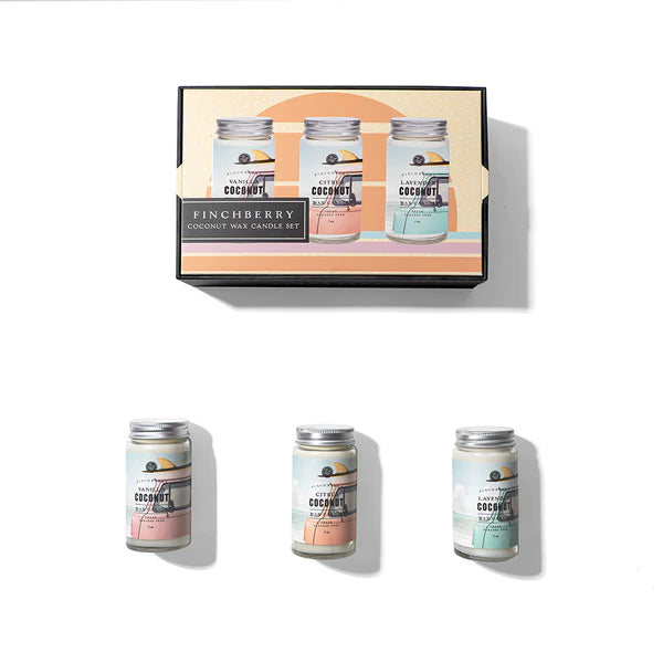 Finchberry - Coconut Wax Candle Gift Set