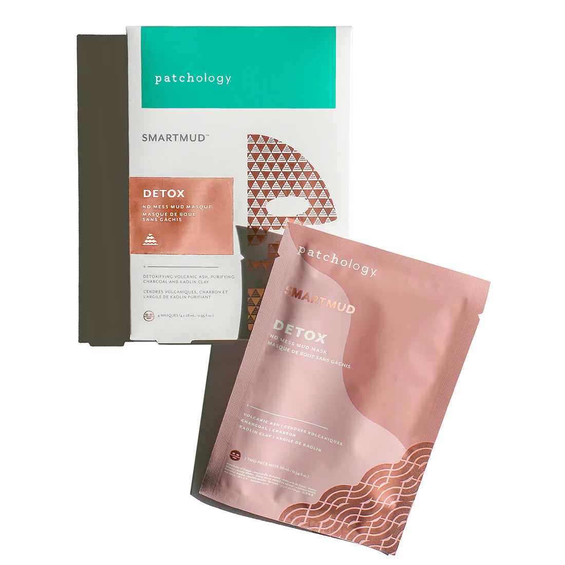 Patchology - SMARTMUD® NO MESS MUD DETOX SHEET MASK: 4 PACK