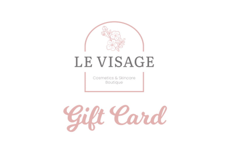 Le Visage Electronic Gift Card - for online use.