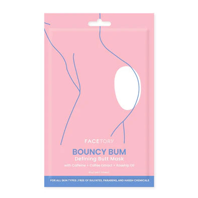 FaceTory - Bouncy Bum Defining Butt Mask- Caffeine and Rosehip Oil - Single