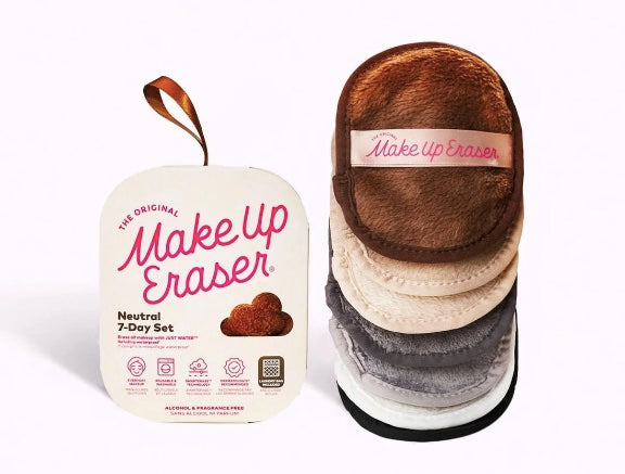 Borrador de maquillaje: conjunto negro de 7 días negro