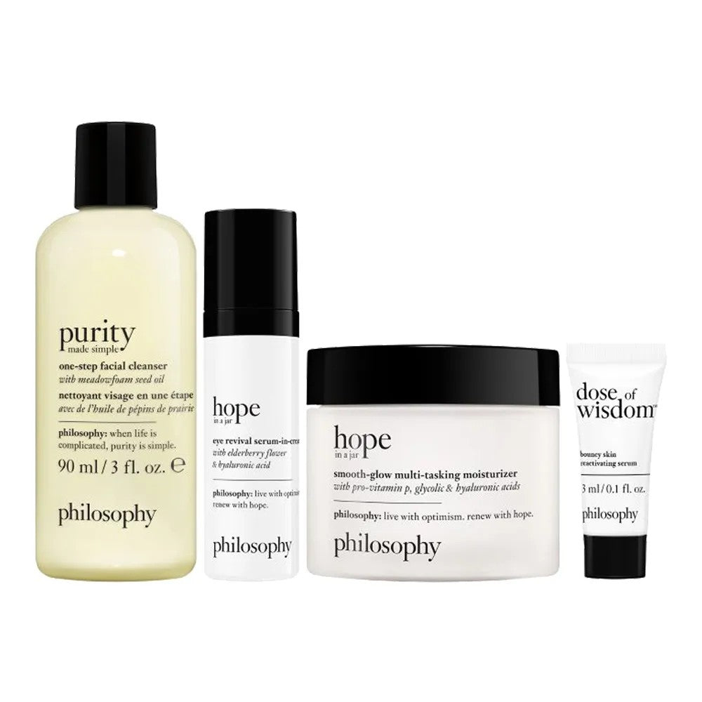 Philosophy - Hydrate & Glow 4-Piece Skincare Set (Limited Edition)