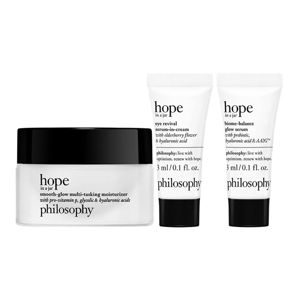 Philosophy - Hope In A Jar Hydrate, Smooth & Glow Mini Set Trio