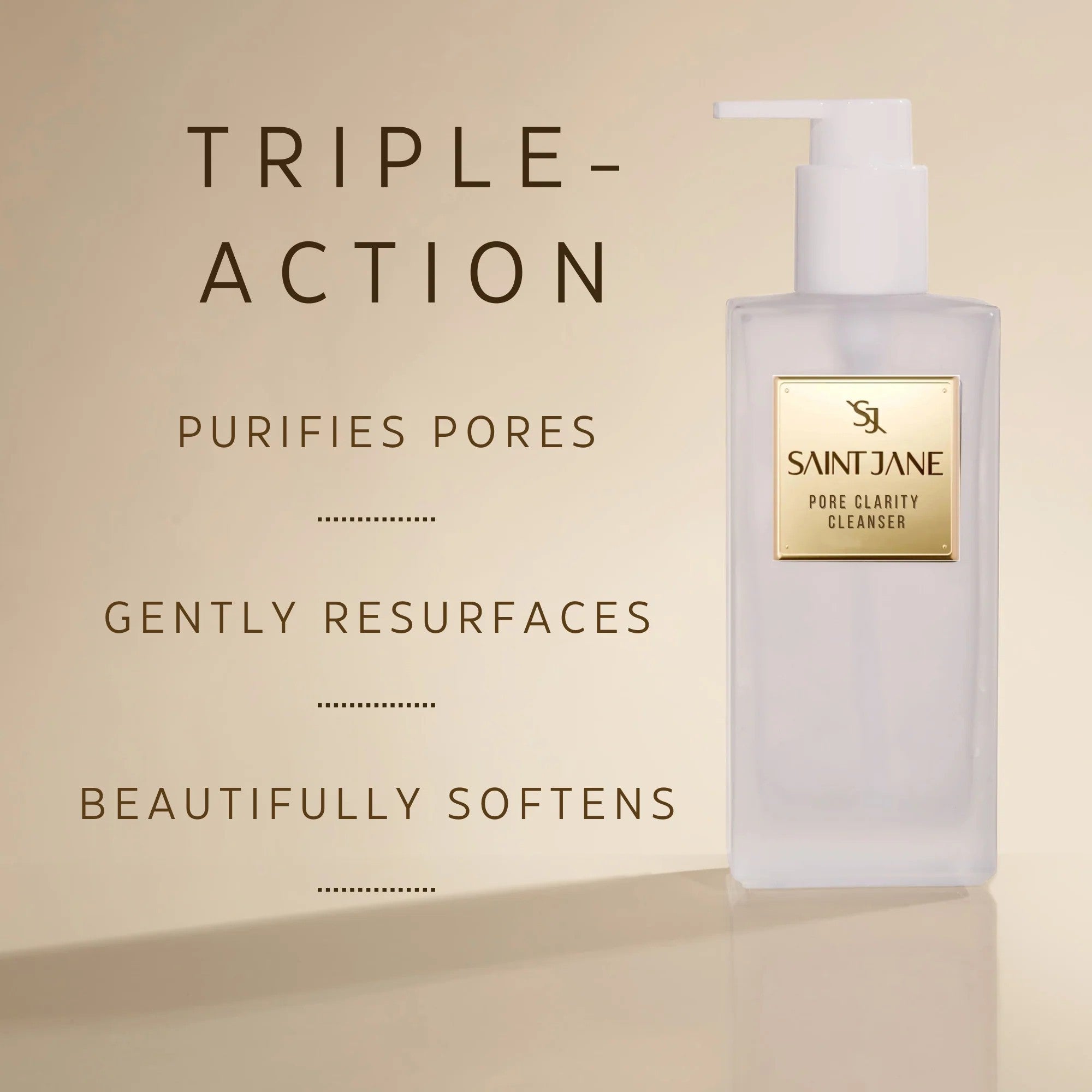 Saint jane - Pore Clarity Hyaluronic + Flower Acid Cleanser 120 ml
