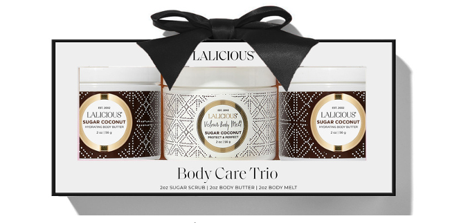 Lalicious - Holiday 2024 - Body Care Trio - Sugar Coconut