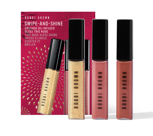 BOBBI BROWN - Holiday 2024 - Swipe & Shine Crushed Oil Lip Set (Nude)