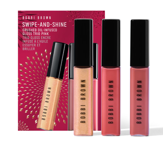 BOBBI BROWN - Holiday 2024 - Swipe & Shine Crushed Oil Lip Set (Pink)