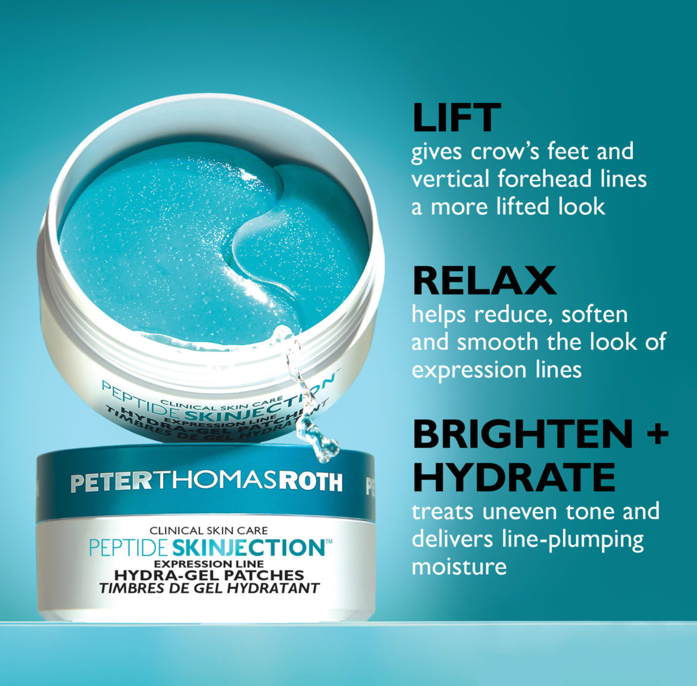 Peter Thomas - Peptide Skinjection Expression Line Hydra-Gel Patches (60 Patches)