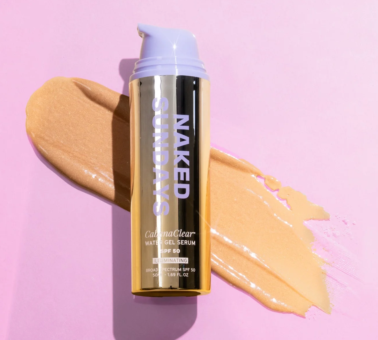 Naked Sundays - CabanaClear Water Gel Serum SPF50 in Illuminating, 30ml