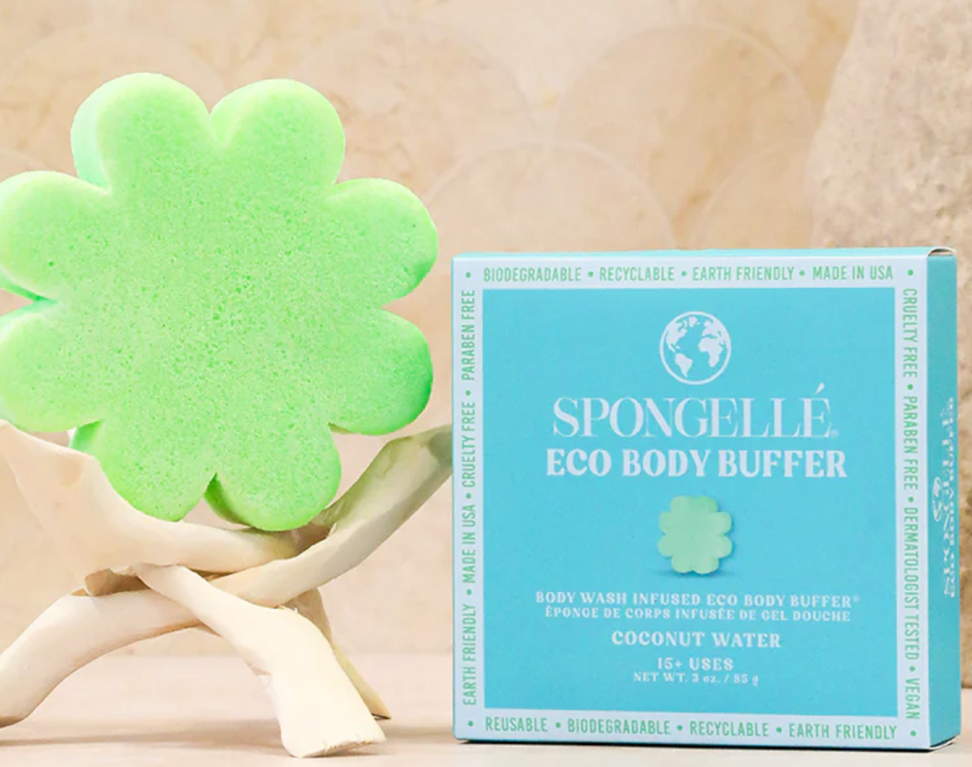 Spongelle - Eco Body Buffer: Coconut Water
