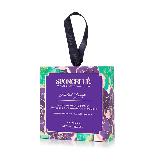 Spongelle - Violet Leaf | Boxed Flower