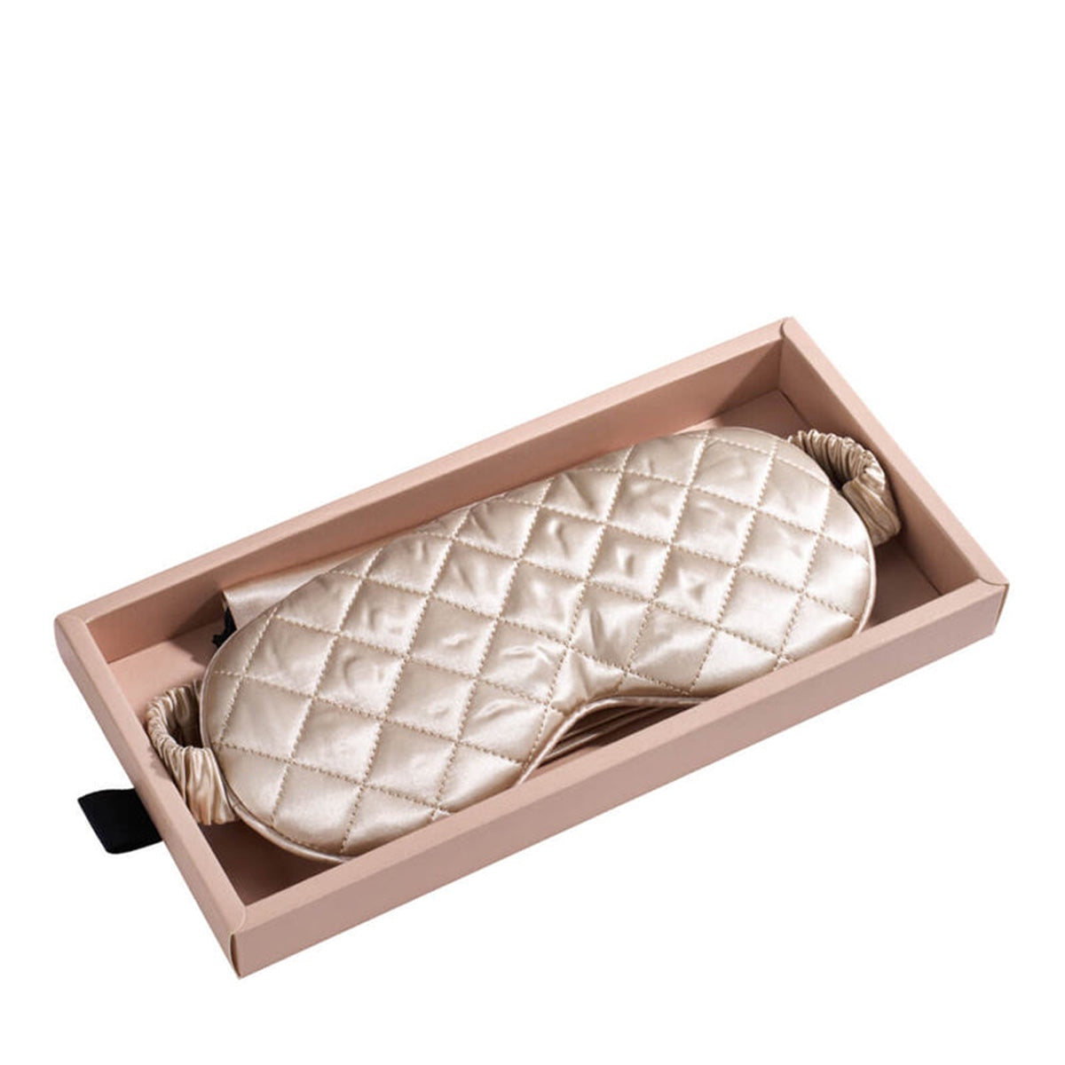 Blissy - Diamond Quilted Sleep Mask - Champagne