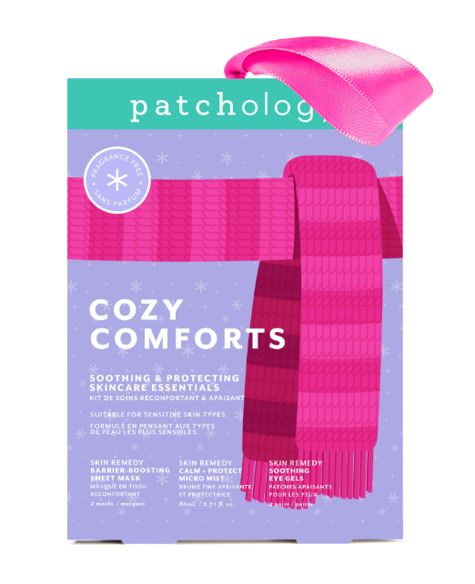 Patchology - Holiday 2025 - Cozy Comforts Soothing & Protecting Skincare Essentials