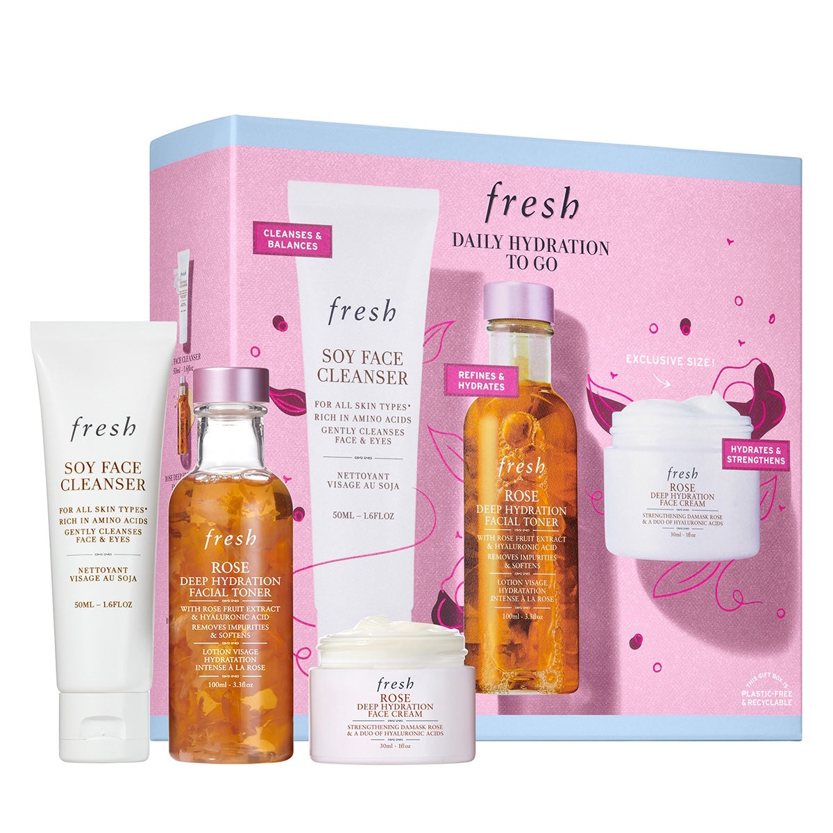 Fresh - Daily Hydration To Go Gift Set Trio