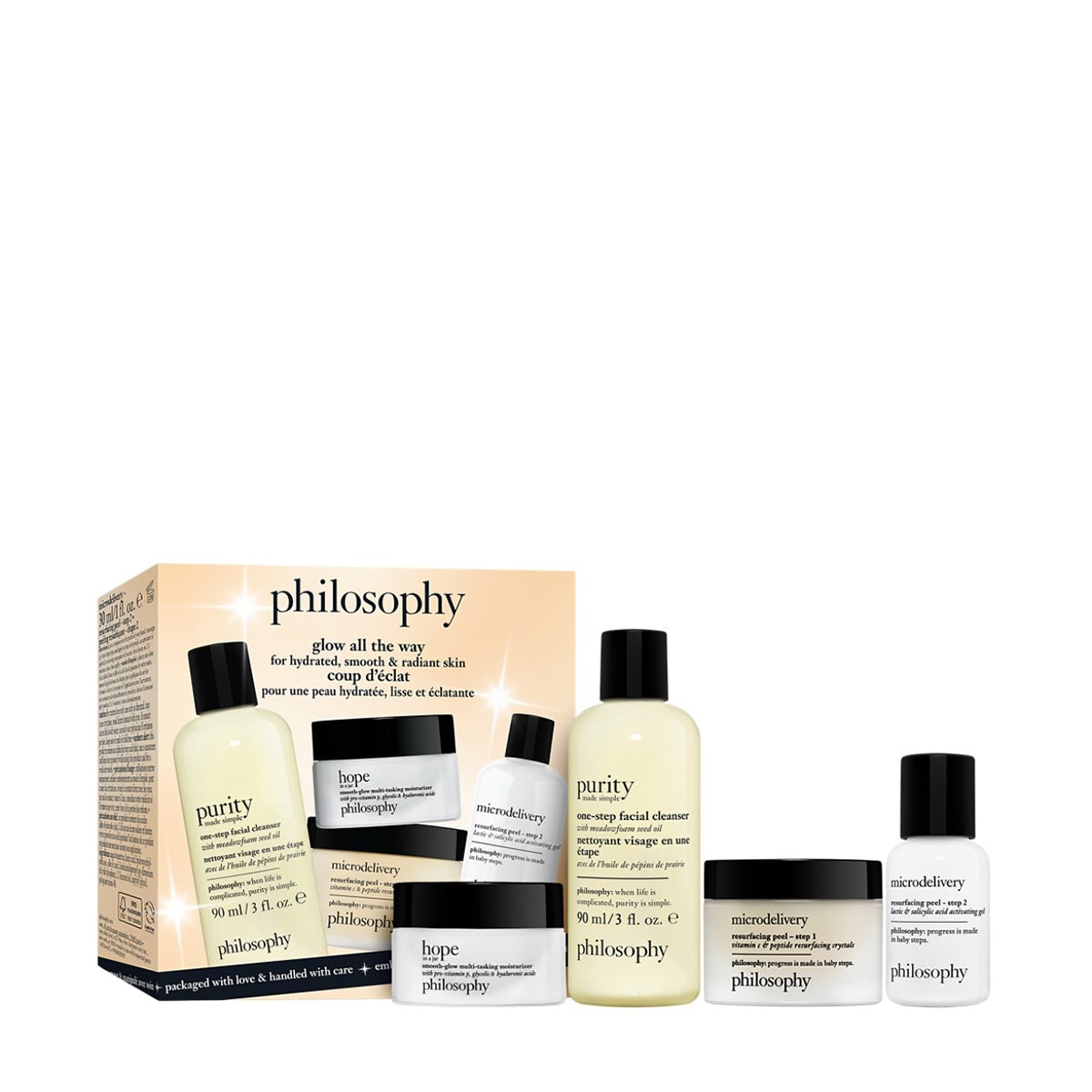 Philosophy - Holiday 2025 - Glow All The Way For Hydrated, Smooth & Radiant Skin 4-Piece Gift Set