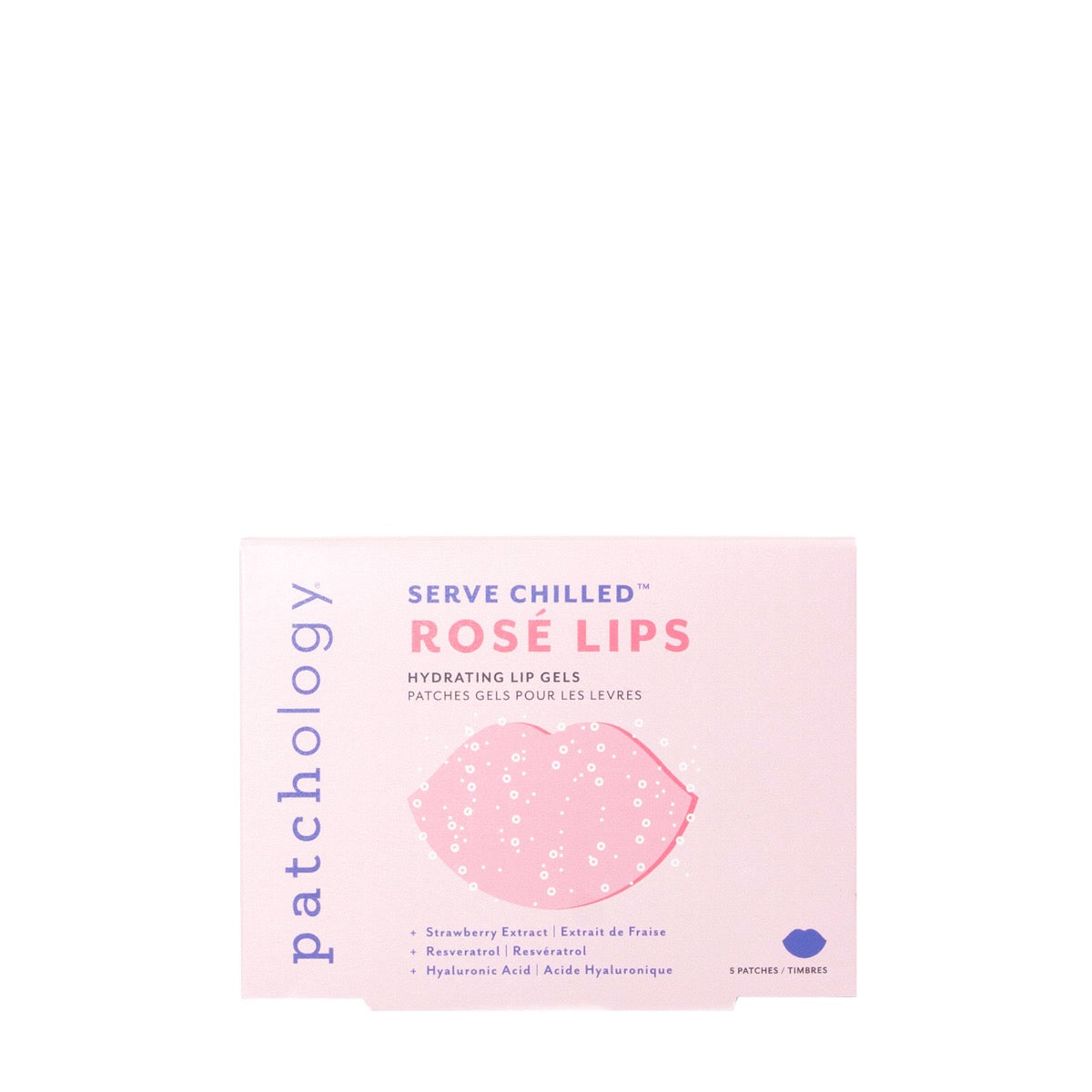 Patchology - Serve Chilled Rosé Lips Hydrating Lip Gels (5-Pack)