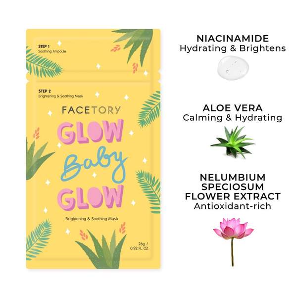 FaceTory - Glow Baby Glow 2-Step Sheet Mask